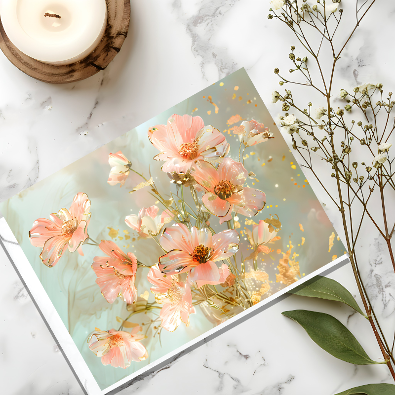 Cosmos Flower Card 210x148mm