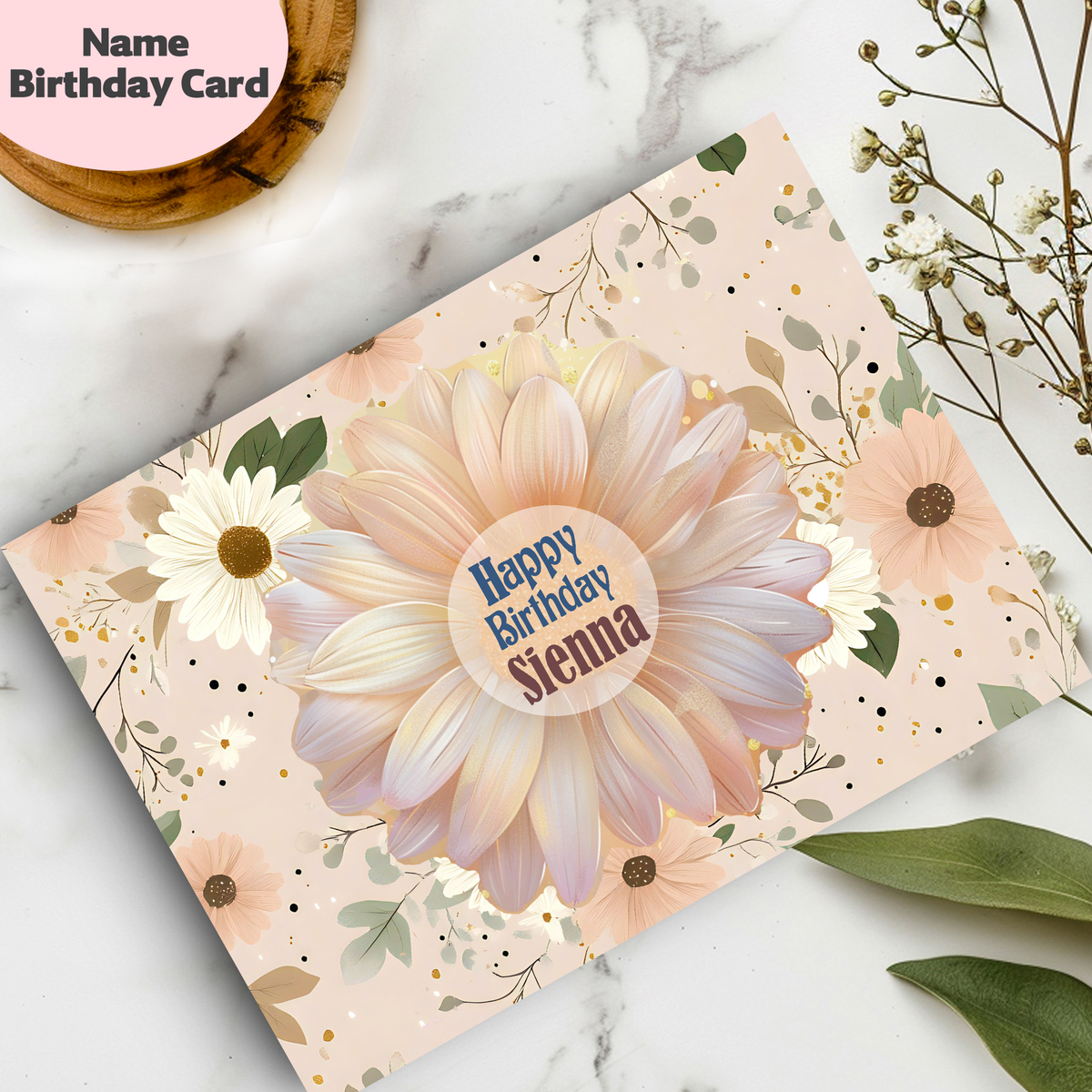 Personalized Name Birthday Card | Custom Gift