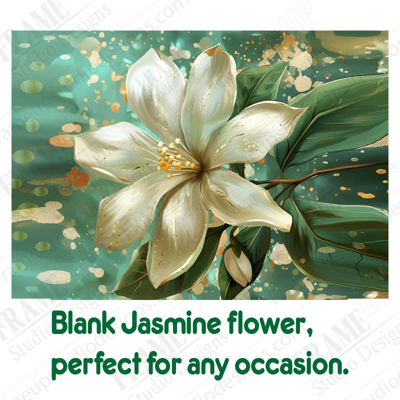 Jasmine Flower Card 210x148mm