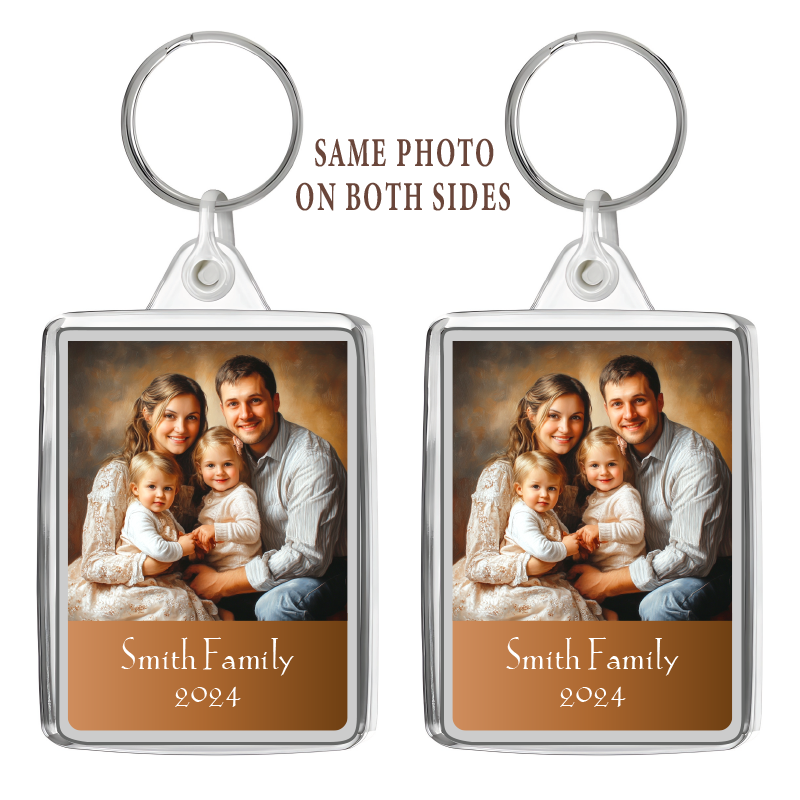Personalised Photo Keyrings