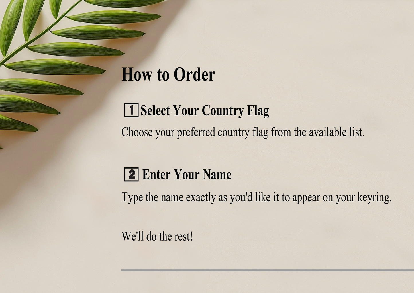 Personalised Country Flag Double-Sided Acrylic Keyring | Custom Name | Free UK Delivery