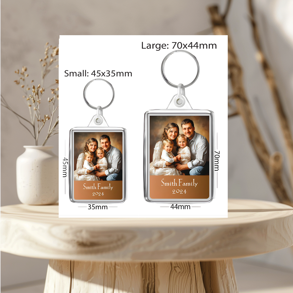 Personalised Photo Keyrings