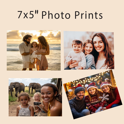 Premium 7"x5" Photo Prints | Personalised Ultra Gloss Photo Prints | Free UK Delivery