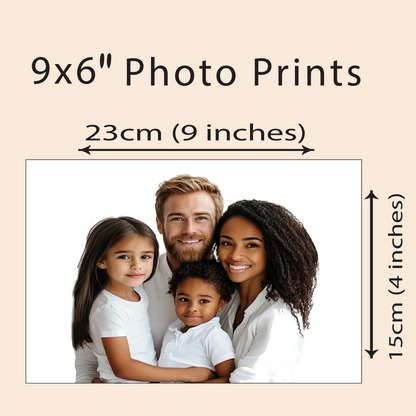 Premium 9"x6" Photo Prints | Personalised Ultra Gloss Photo Prints | Free UK Delivery