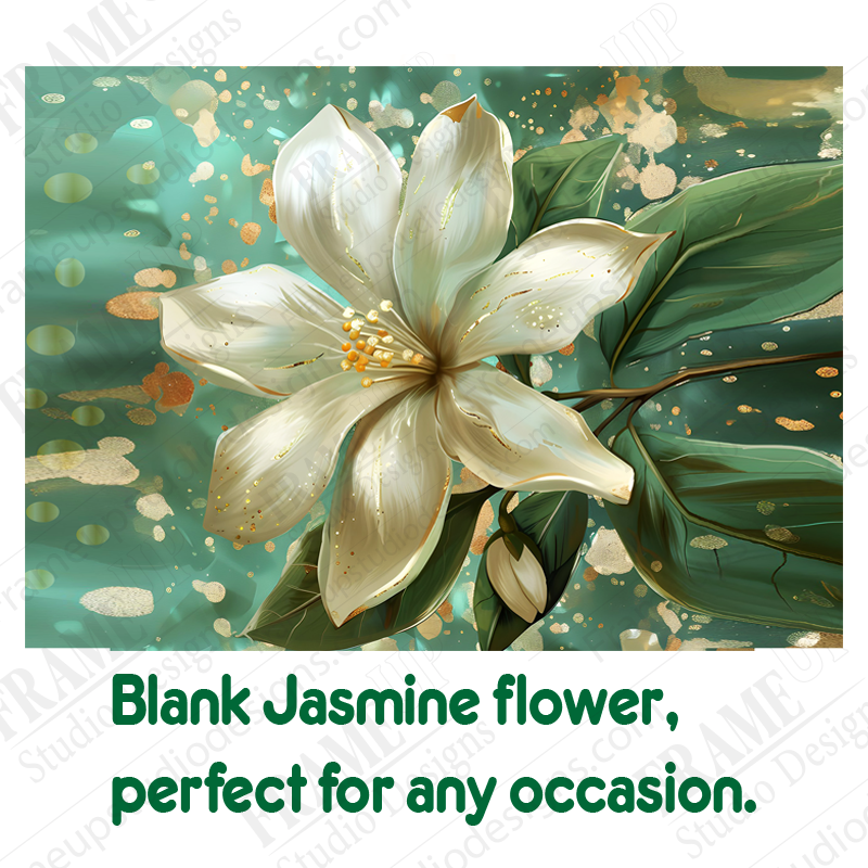 Jasmine Flower Card