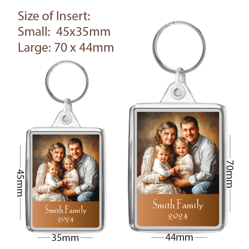 Personalised Photo Keyrings